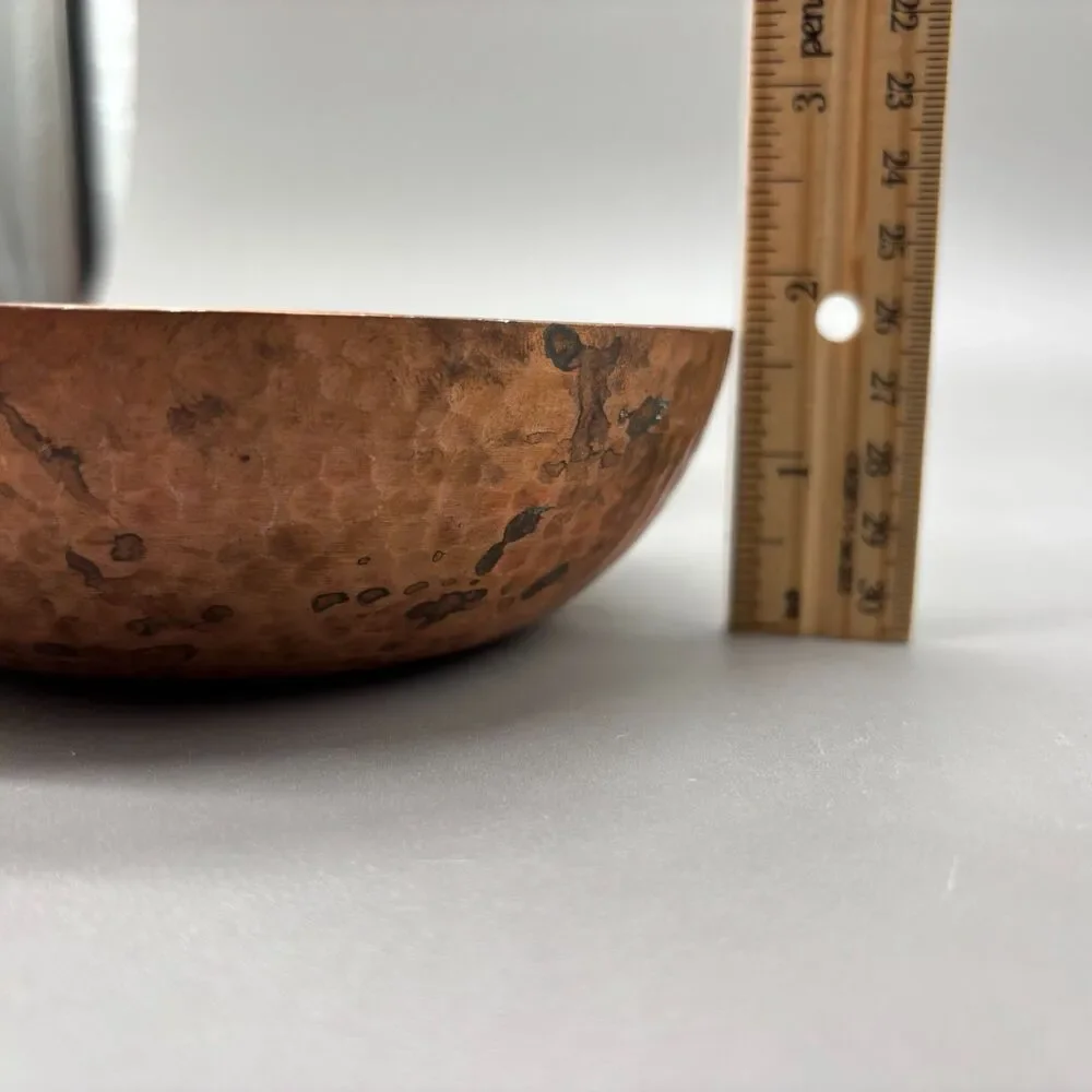 Sur La Table Bowls Set of 2 Hammered Copper Plated Aluminum 5.5